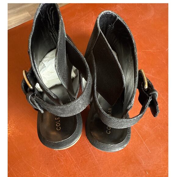 Cole Haan Pippa Black Leather Ankle Booties Women’s Size 9B Excellent - Picture 5 of 7